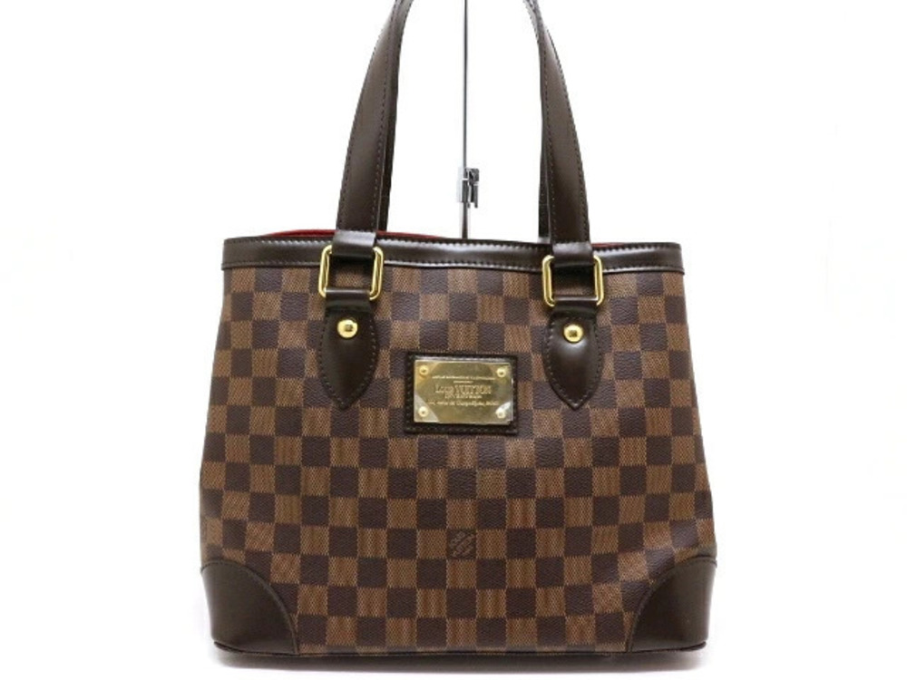 LOUIS VUITTON Bag Hampstead Tote Shoulder Damier